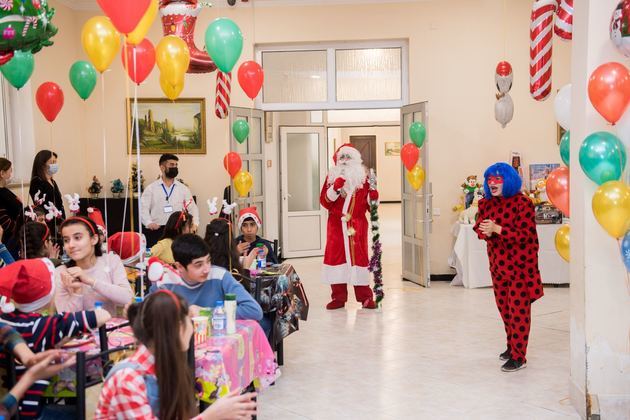 New Year celebration organized for children in need of special care, orphans at Mehriban Aliyeva&#039;s initiative (PHOTO/VIDEO)