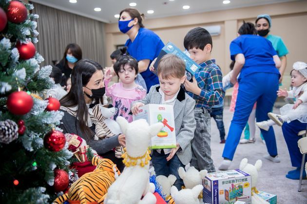 New Year celebration organized for children in need of special care, orphans at Mehriban Aliyeva&#039;s initiative (PHOTO/VIDEO)