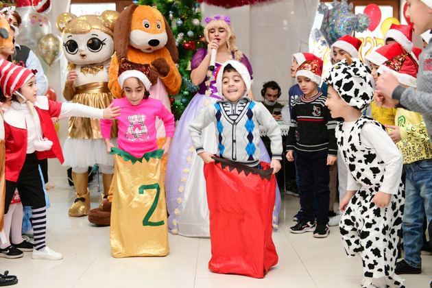 New Year celebration organized for children in need of special care, orphans at Mehriban Aliyeva&#039;s initiative (PHOTO/VIDEO)