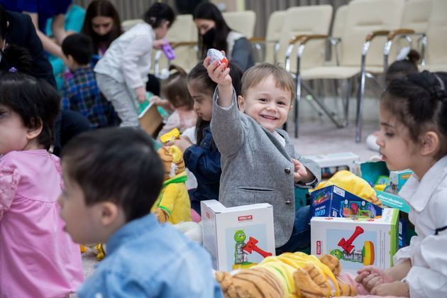 New Year celebration organized for children in need of special care, orphans at Mehriban Aliyeva&#039;s initiative (PHOTO/VIDEO)