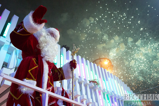 Ded Moroz from Veliky Ustyug wishes children and adults Happy New Year