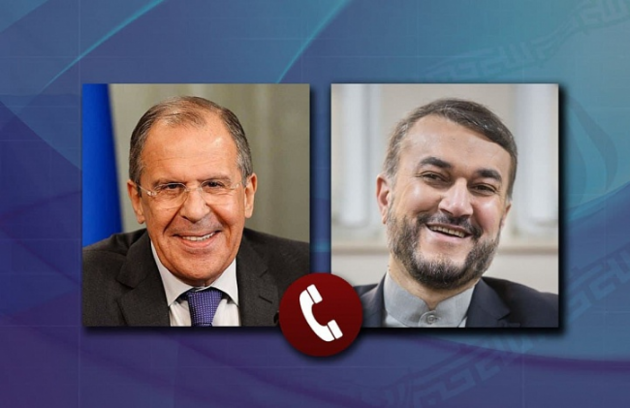Russian and Iranian FMS discuss JCPOA, regional issues in telephone call