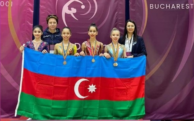 Azerbaijani gymnasts win 5 medals at tournament in Romania