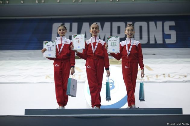 Award ceremony held for winners of 27th Baku Rhythmic Gymnastics Championship among youngsters