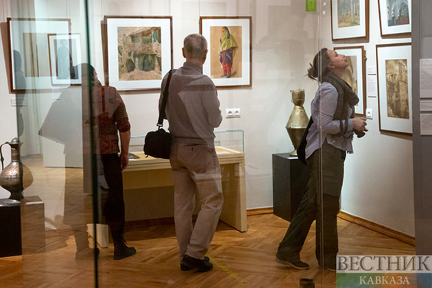 Lansere in Dagestan - exhibition in State Museum of Oriental Art (photo report)