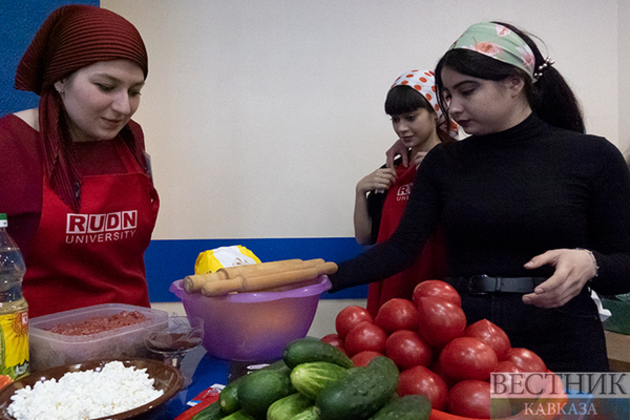 Delicious festival on days of culture of students from Azerbaijan at RUDN (photo report)