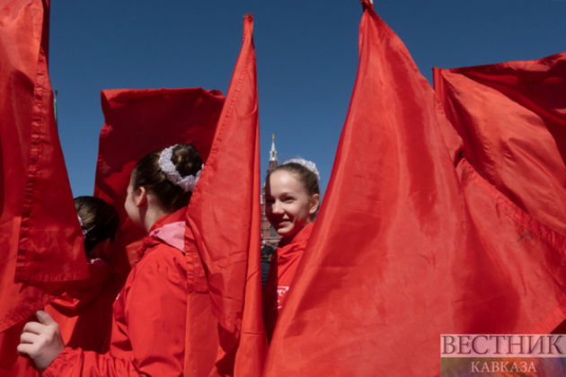 Pioneer gathering takes place on Red Square (photo report)