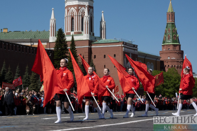 Pioneer gathering takes place on Red Square (photo report)