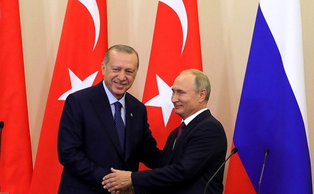 Kremlin: Putin-Erdogan phone call not being planned thus far