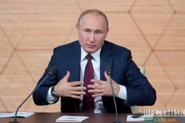 Putin links his coughing at ASI forum to strong air conditioning in Tehran