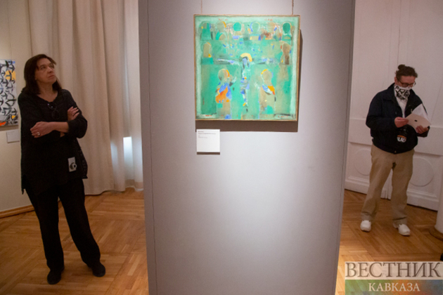 Exhibition of Syrian artist Nizar Sabur in Moscow (photo report)