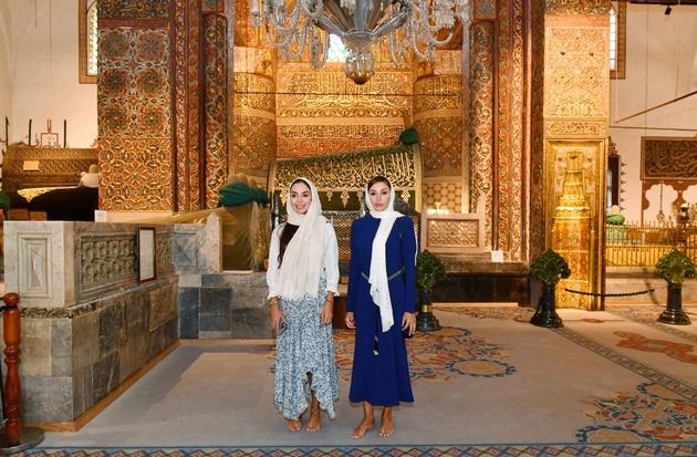 Mehriban Aliyeva and Leyla Aliyeva visit Mevlana Museum in Konya