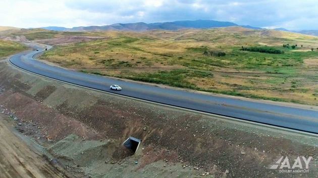 Construction of Azerbaijan&#039;s Fuzuli-Hadrut highway nearing completion