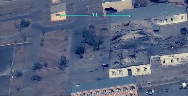 Azerbaijan shares footage of destruction of Armenia&#039;s large military base