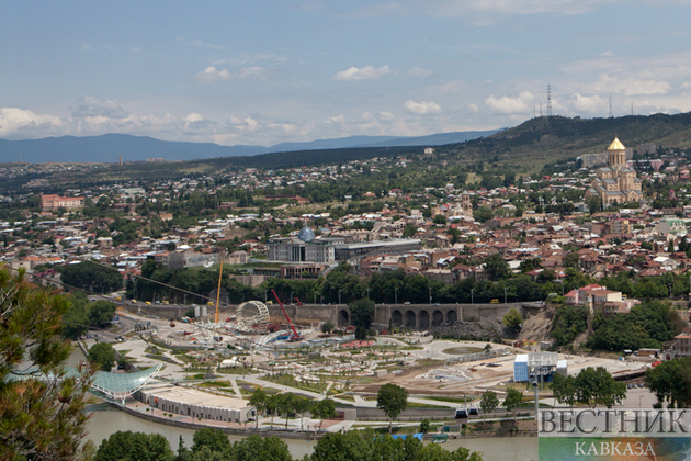 Traffic restricted near Europe Square in Tbilisi