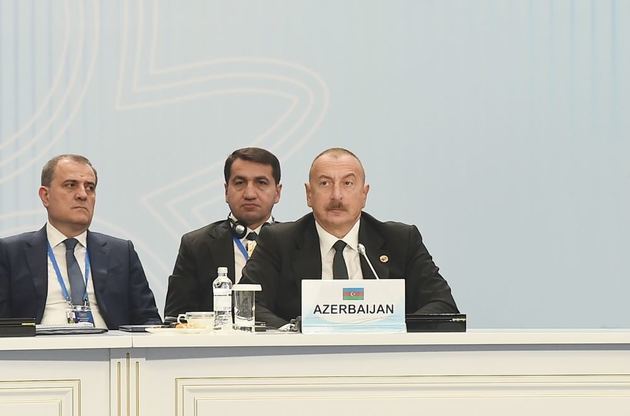 Ilham Aliyev: despite Armenia&#039;s crimes, Azerbaijan offers it peace treaty