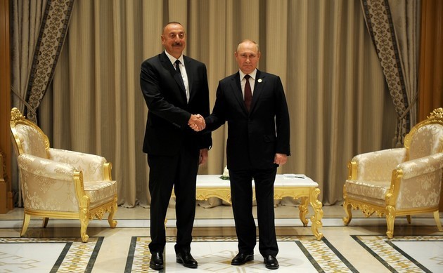 Putin and Aliyev meet in Astana