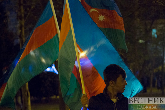 Azerbaijani citizens protest against Macron&#039;s lies