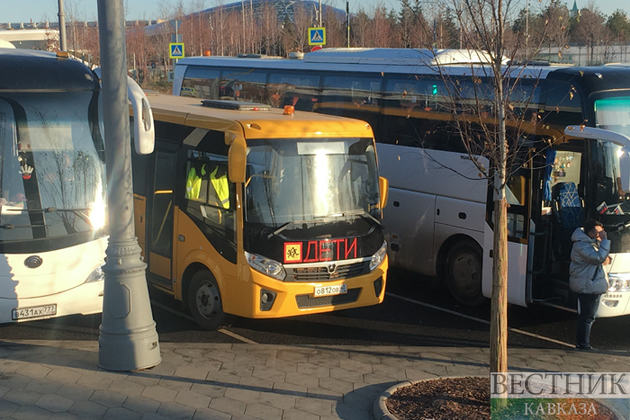 Bus traffic resumes on Crimean Bridge