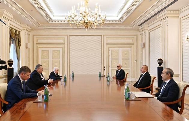 Ilham Aliyev receives Russia&#039;s Deputy Prime Minister