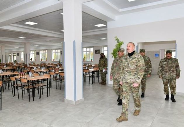 Ilham Aliyev visits newly commissioned military unit in Fizuli region