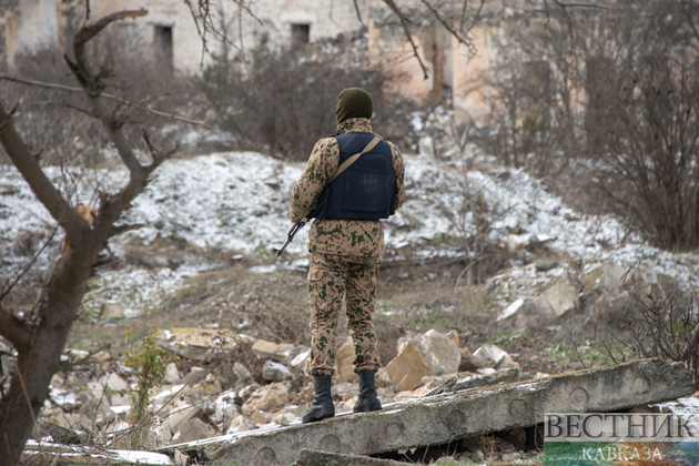 Azerbaijani Army units subjected to fire from Armenian troops