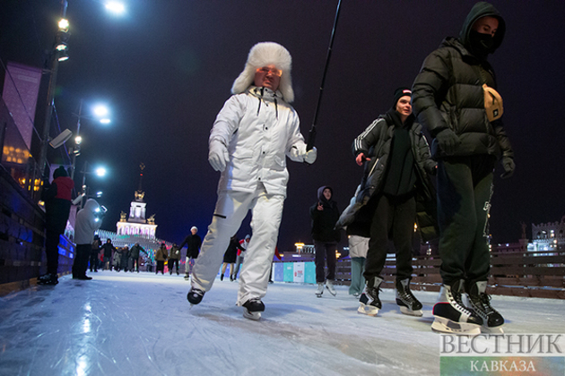 Largest ice rink opened in Moscow (photo report)