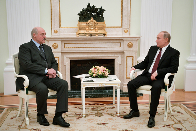 Putin and Lukashenko hold talks in Minsk
