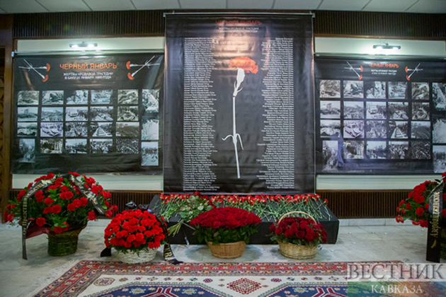 Moscow commemorates victims of Black January (photo report)