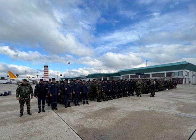 Video: Azerbaijan&#039;s rapid reaction forces arrive in quake-hit Türkiye