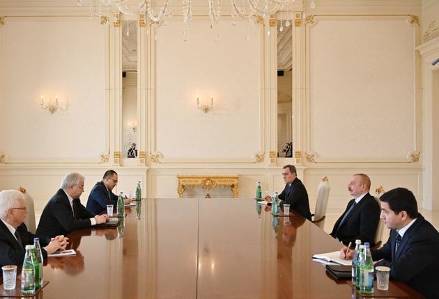 Azerbaijani President holds meeting with Igor Khovaev