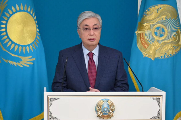 the press service of the Kazakh President