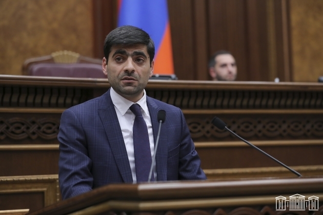 website of the Armenian parliament. Mher Sahakyan