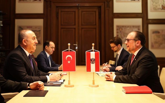 Social network of the head of the Turkish Foreign Ministry, Mevlüt Çavuşoğlu