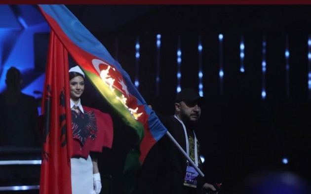 Designer who burned Azerbaijani flag put on international wanted list