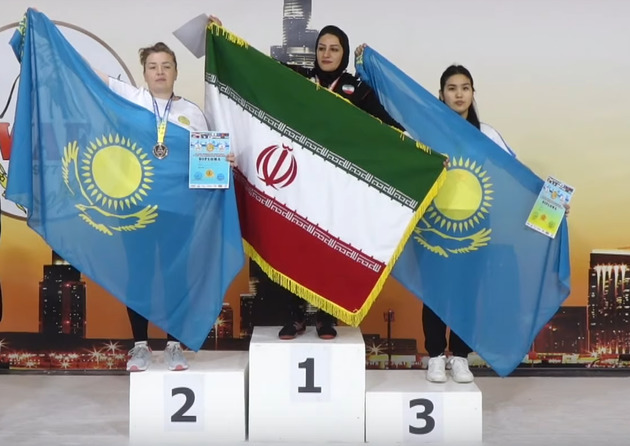 Iranian athlethe wins first ever &quot;gold&quot; of Asian Arm Wrestling Championship
