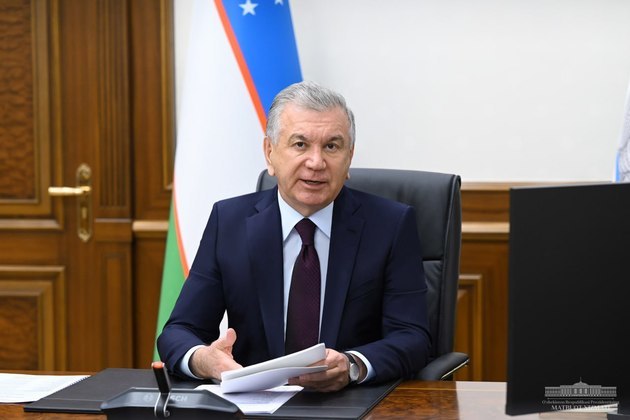 the press service of the Uzbek president