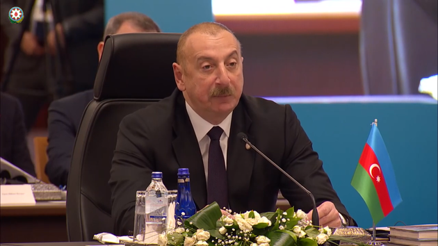 screenshot from the video - the official website of the President of Azerbaijan
