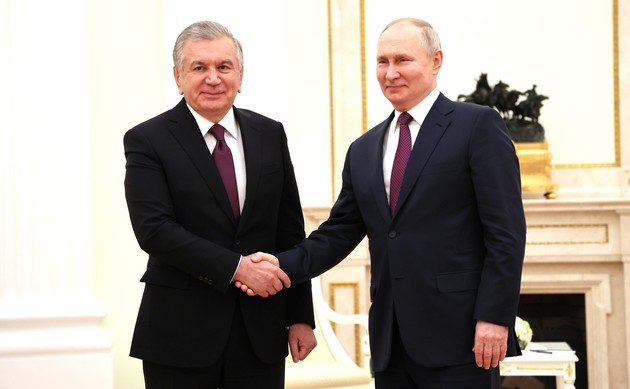 Putin congratulates Mirziyoyev on his birthday