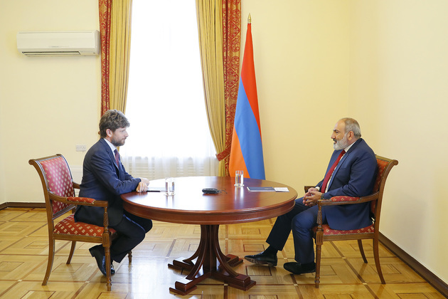 the Armenian Prime Minister's website