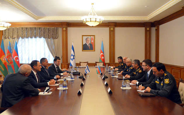 Zakir Hasanov, DG of Israeli Ministry of Defense meet in Baku