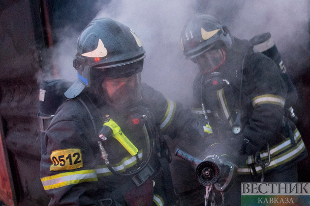 Fire in Dagestani village not extinguished yet