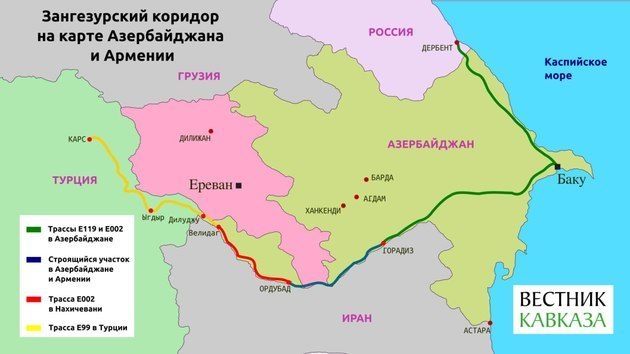 Baku calls on Yerevan to ensure safe traffic in Zangezur corridor