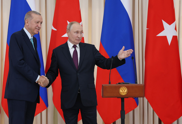 Putin supports Erdogan on Palestinian issue