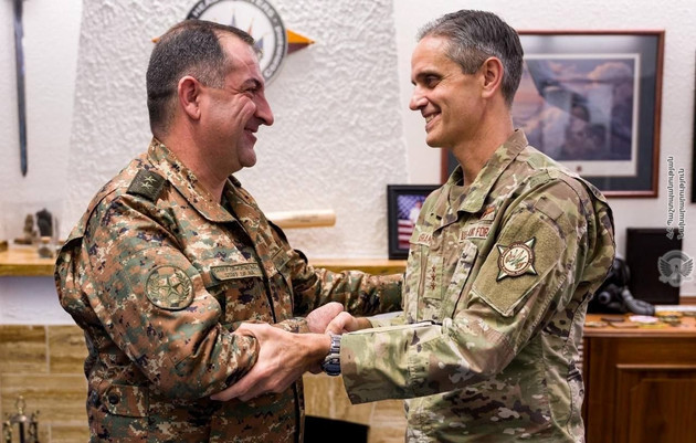 Chief of Armenia&#039;s General Staff and U.S. European Command Deputy Commander discuss cooperation