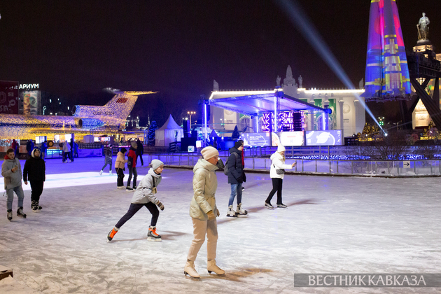 Skating rink at VDNKh: opening in space theme &quot;Flight to the Dream&quot;