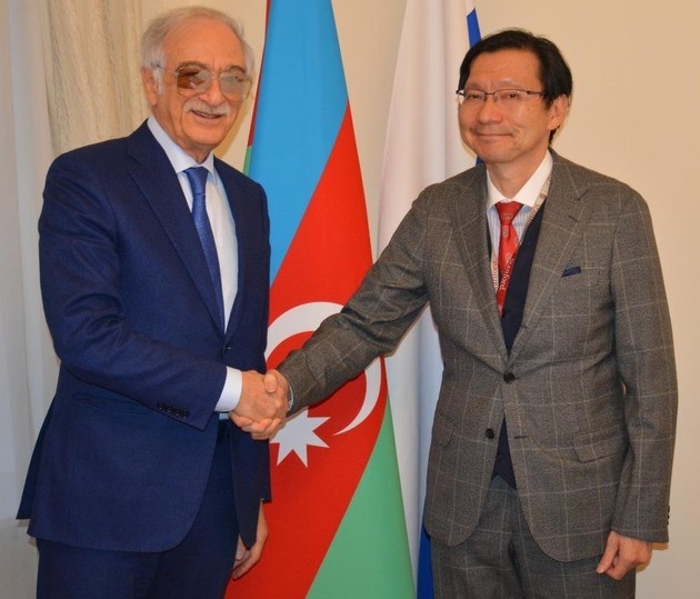 Polad Bulbul oglu meets with new Japanese Ambassador to Russia