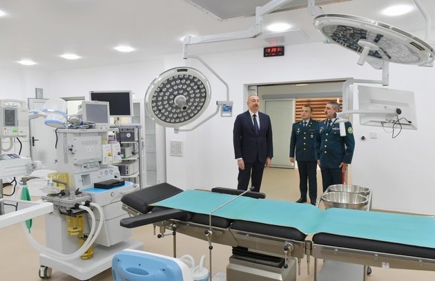 Ilham Aliyev opens Border Service hospital complex in Baku