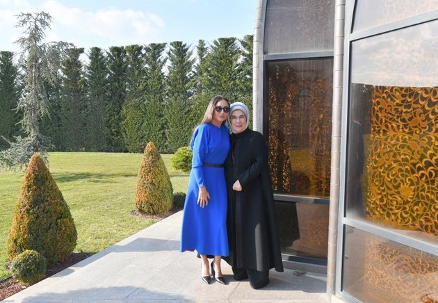 First Ladies of Azerbaijan and Türkiye meet in Ankara