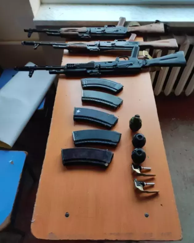 Weapons cache found on school grounds in Khankendi